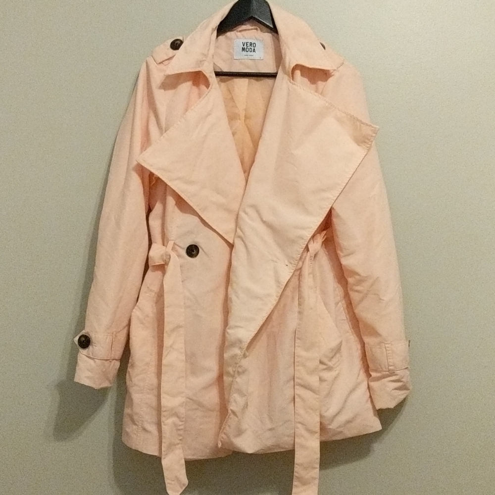 Peach Vero Moda trench
